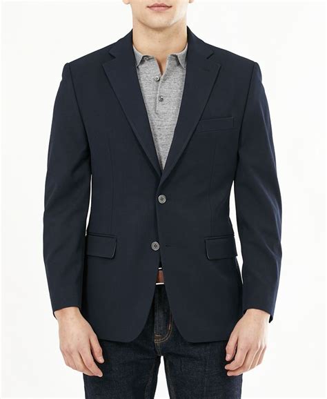 michael michael kors solid blazer|Michael Kors black suit.